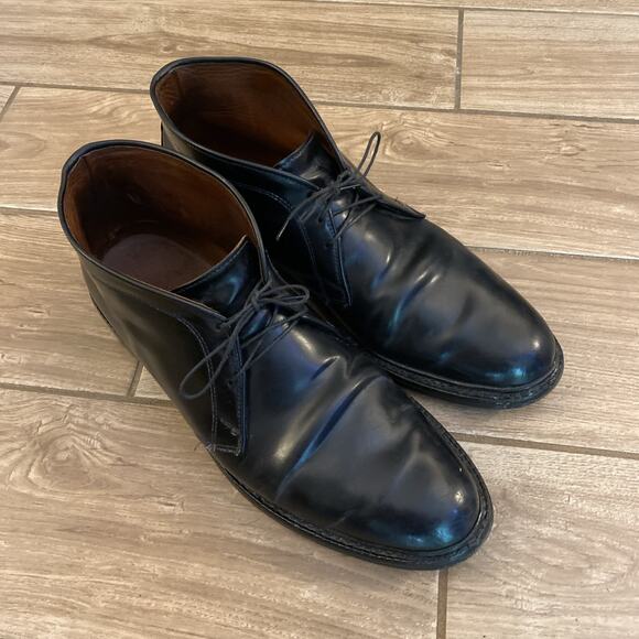 Allen Edmonds Shoes Mens Size 11.5 B Dundee Chukka ankle boots Leather Made USA - Picture 1 of 11